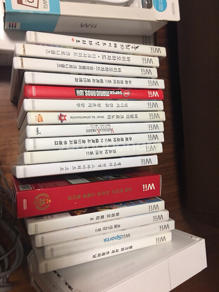 닌텐도 위 Wii + 주변기기 + 게임타이틀--1