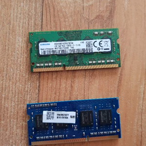 ddr3l 4gb 2개 노트북용 저전력 팝니다