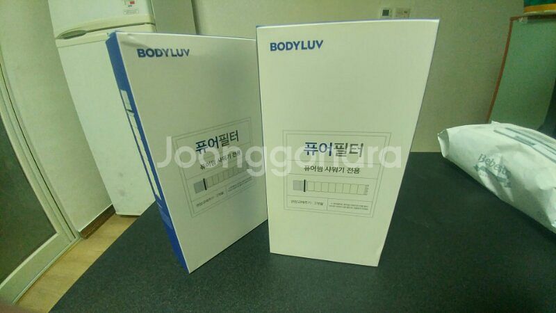 바디럽 퓨어필터(샤워기용) 3개입 2박스 미사용--1