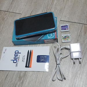 뉴 닌텐도 2ds xl+튀동숲+울문+기타 악세사리