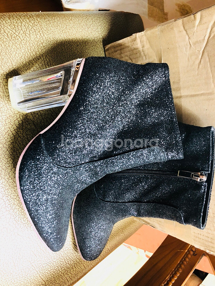 반짝이 유리굽 워커--1