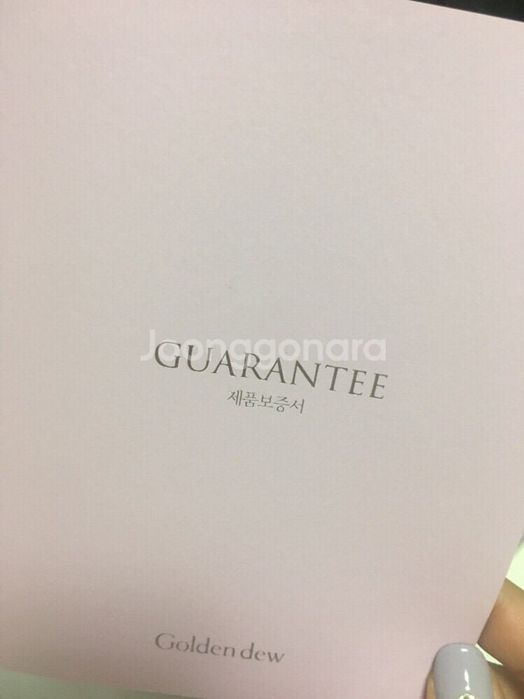 골든듀 18k목걸이--2