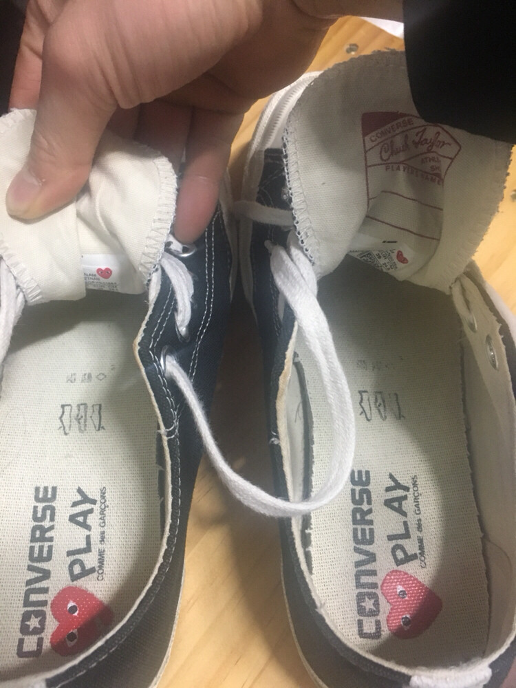 정품)꼼데가르송 척테일러 uk6(250)--3