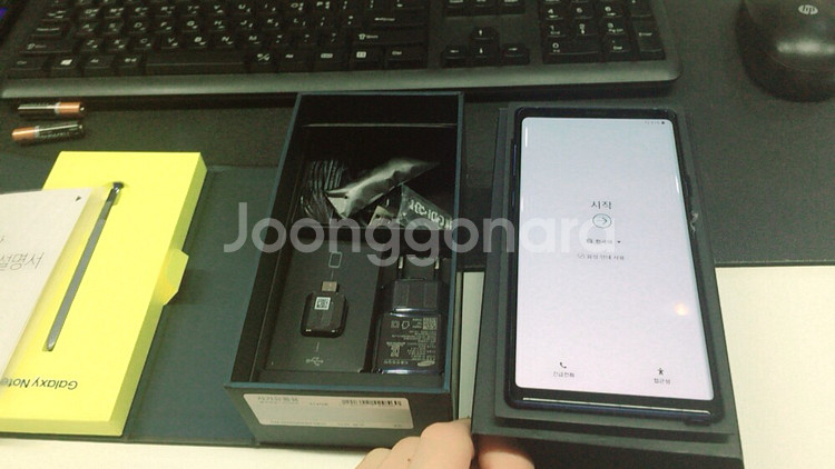 갤럭시 노트9 / 512GB s/ 블루에디션--2