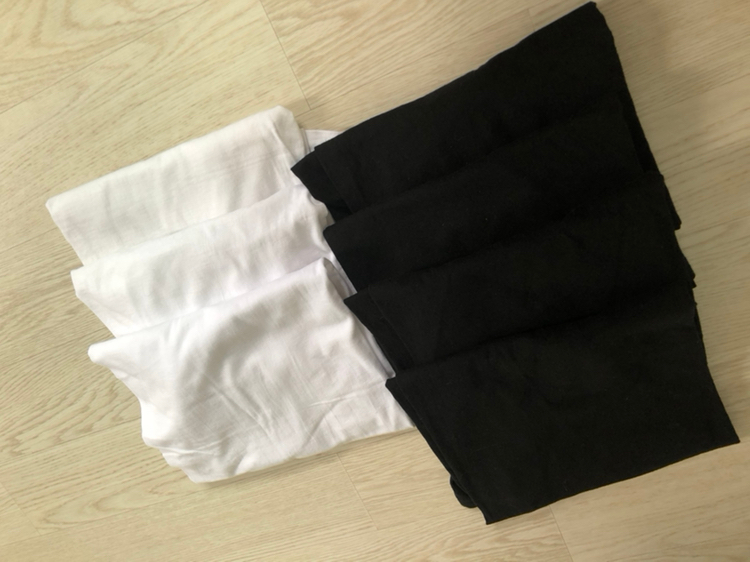 기본티셔츠 7장 묶음 팝니다.--4