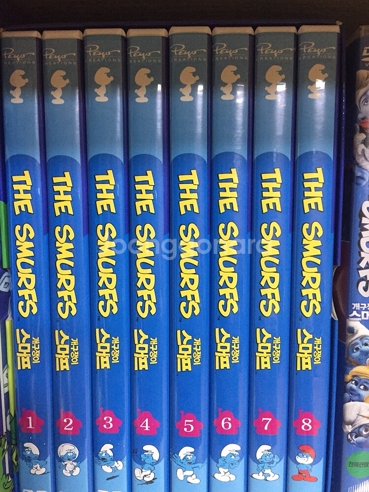DVD 학습 영어-스머프 1집 판매--0