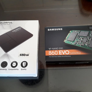 미개봉 컬러풀 SSD 480GB / 7.5만 / 