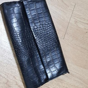 악어 패턴 가죽 클러치백