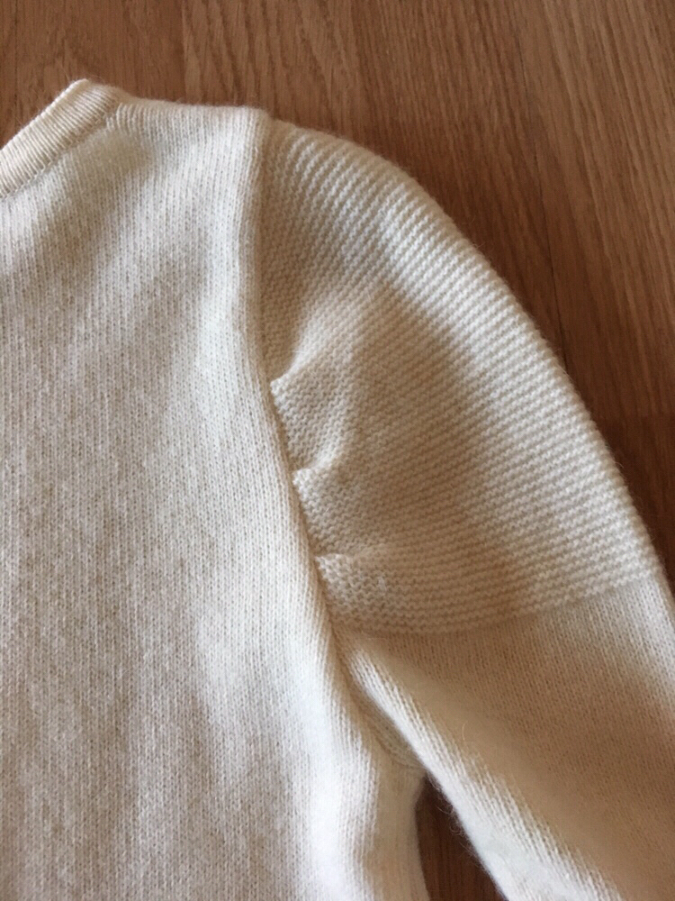 매긴 흰색 앙고라 원피스 55--5