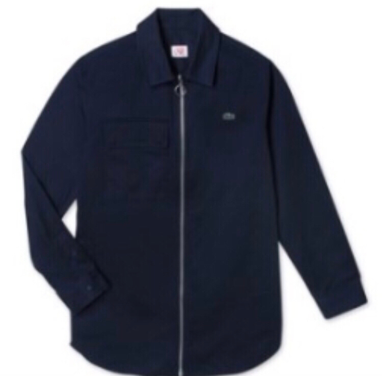 빈지노가 착용한 라코스테 재킷 스타일의 셔츠--2