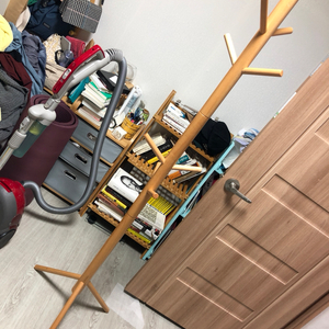 원목 스탠드 옷걸이 행거