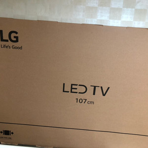 LG-TV 43인치 미개봉 새상품 팝니다 ㅍㅍㅍ