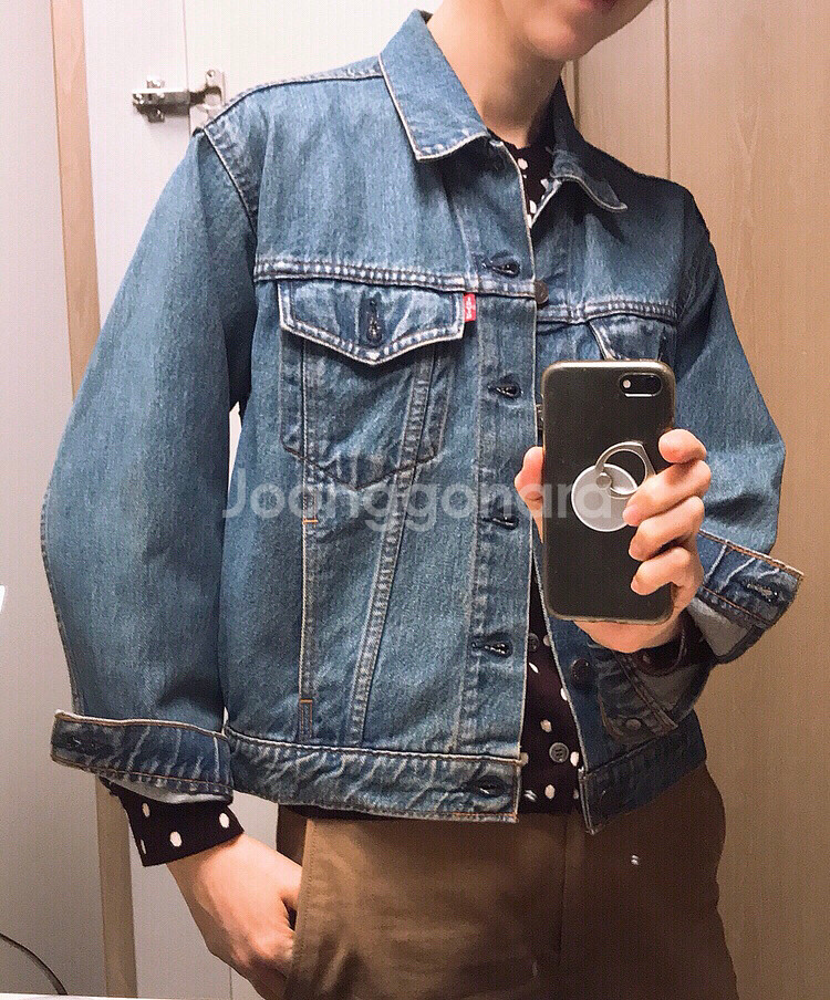 (55)리바이스 빈티지 여성청자켓--0