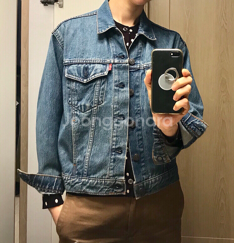 (55)리바이스 빈티지 여성청자켓--1