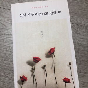 삶이 자꾸 아프다고 말할 때 시집 판매