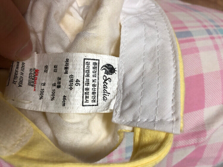 아기모자 3개--3