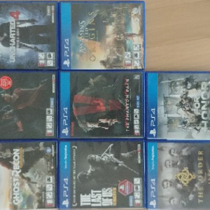 PS4타이틀 판매 (어크오리진,메기솔,언차티드,라
