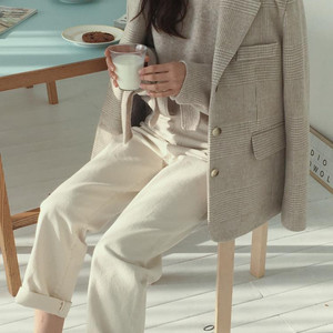 새상품 겨울 누빔 울자켓