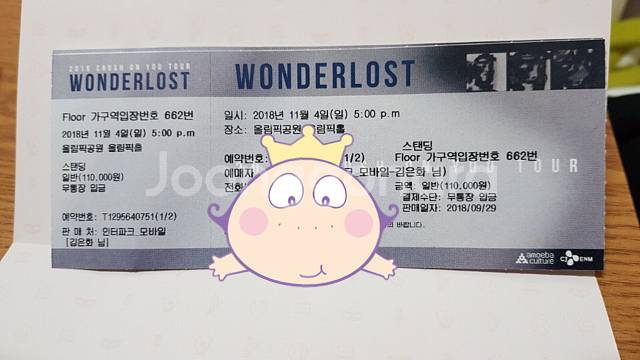 크러쉬콘서트 막콘 스탠딩구역 양도합니다--0