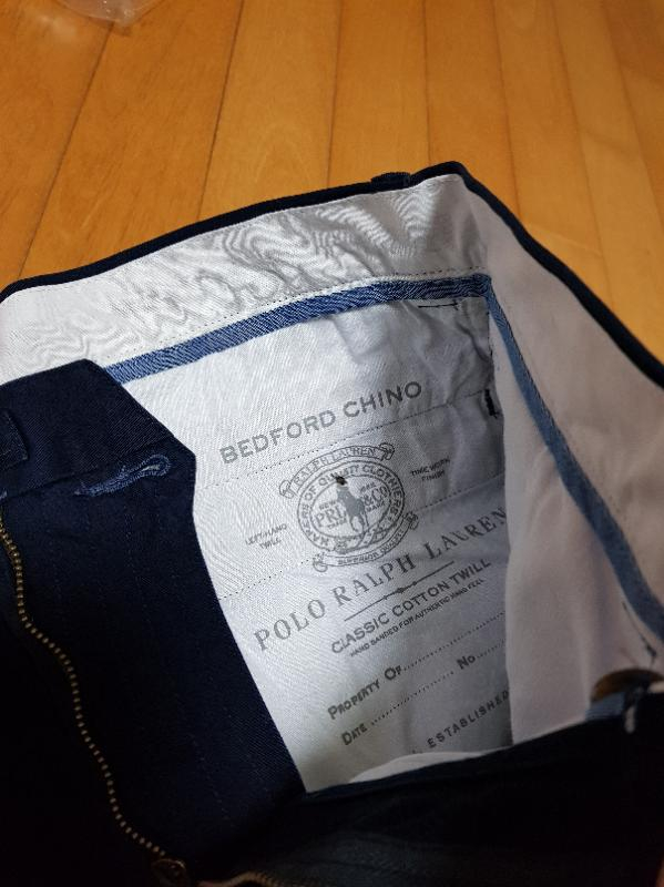 폴로 스트레이트핏 코튼 치노 32*30 (새상품/--3