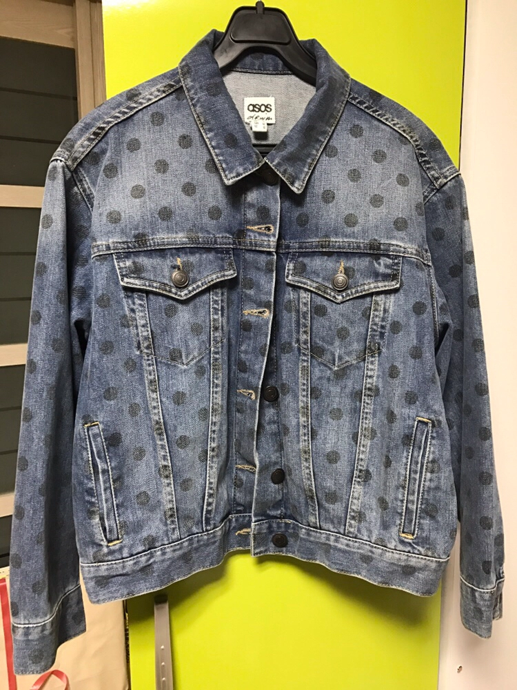 ASOS 도트 데님자켓 이미지