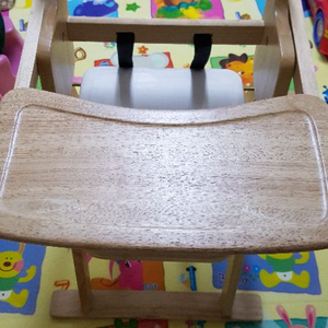 원목아기식탁의자