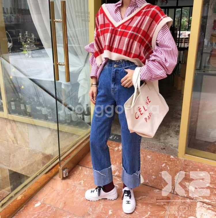 제곱 핀턱셔츠--1