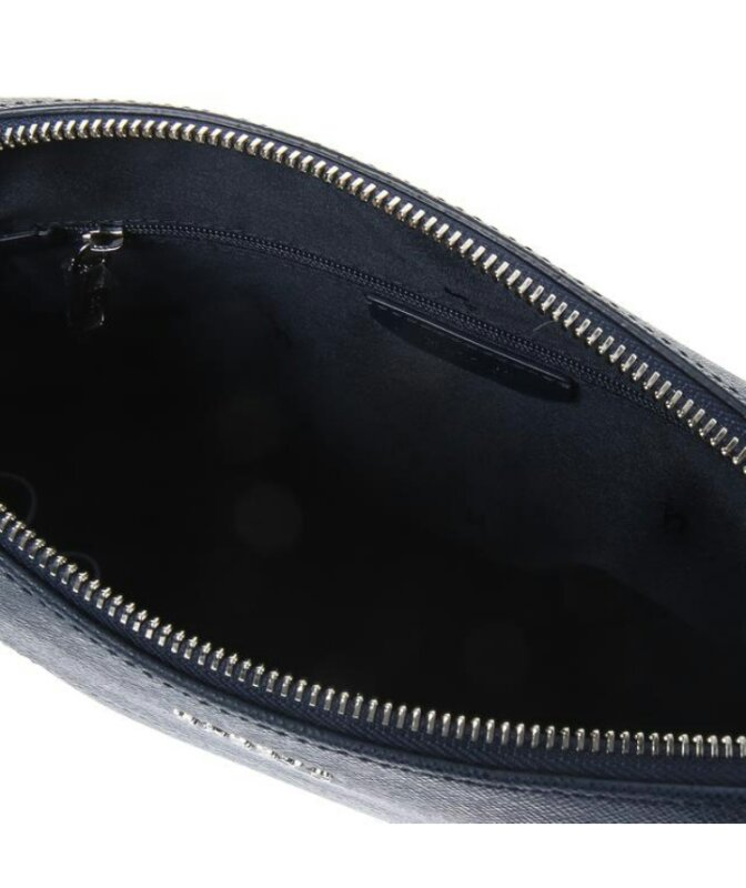 헤지스 남성 네이비 로고 가죽 크로스백 새상품 --7