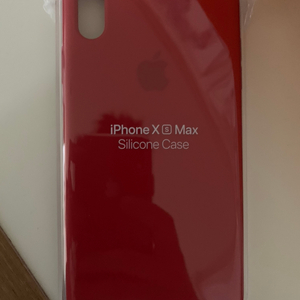 아이폰xs max 실리콘케이스(레드) 팝니다