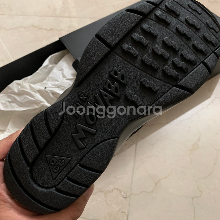 나이키X꼼데가르송 ACG 모와브 블랙 255mm--1