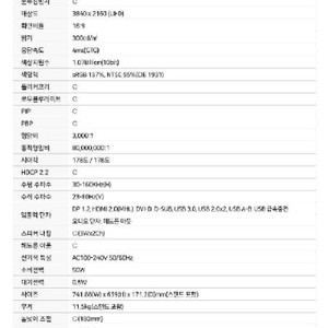 알파스캔 32인치 uhd 모니터 U3277PWQU