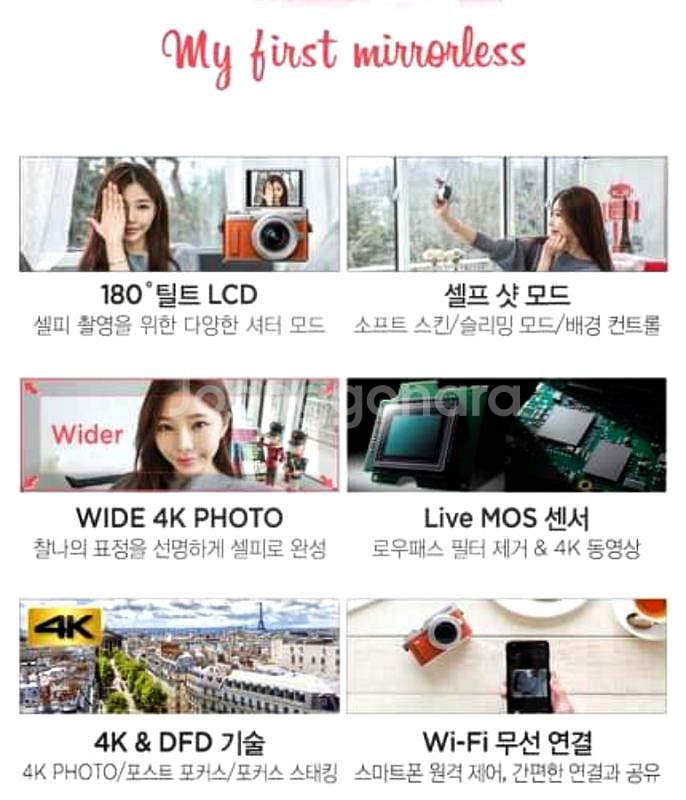 파나소닉 루믹스G 미러리스 최신형 카메라 (미사용--1