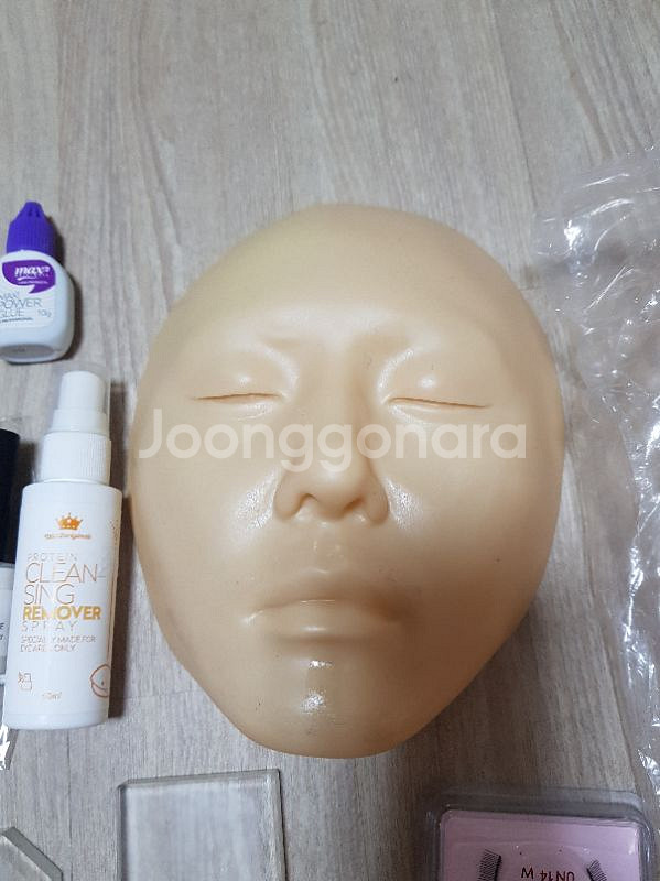 메이크업 국가실기 속눈썹 수염재료--1