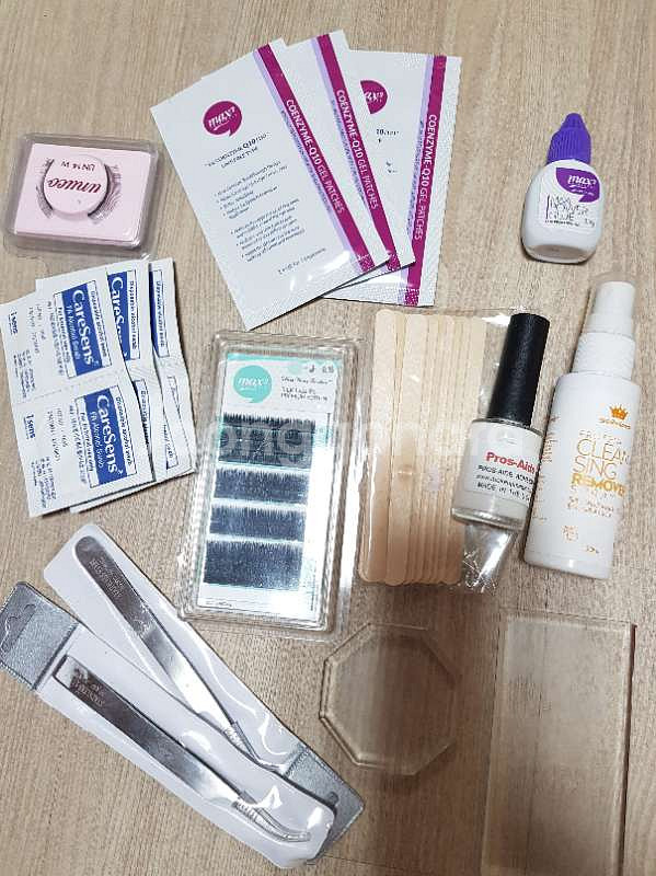 메이크업 국가실기 속눈썹 수염재료--4