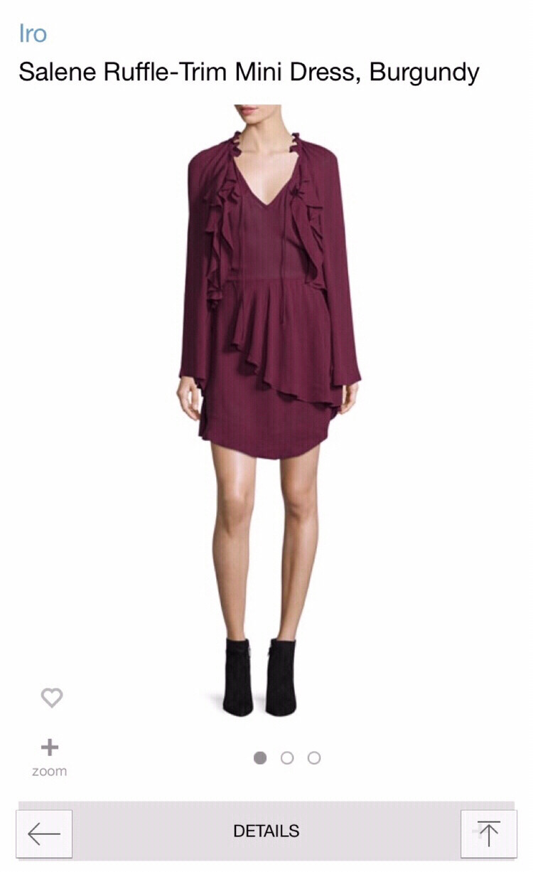 이로 IRO 러플 원피스 (설리착용)--4