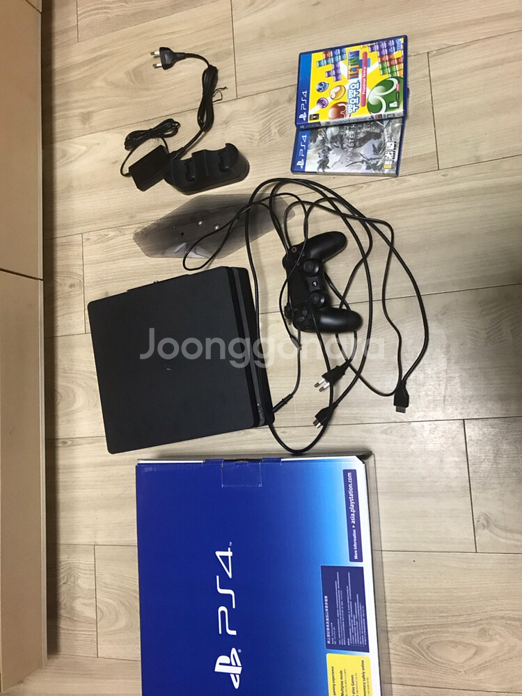 ps4 slim 500GB +몬헌&뿌테 팝니다--0