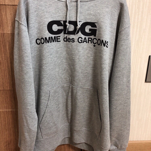 CDG 꼼데가르송 후드티 회색 L 새상품 13만원