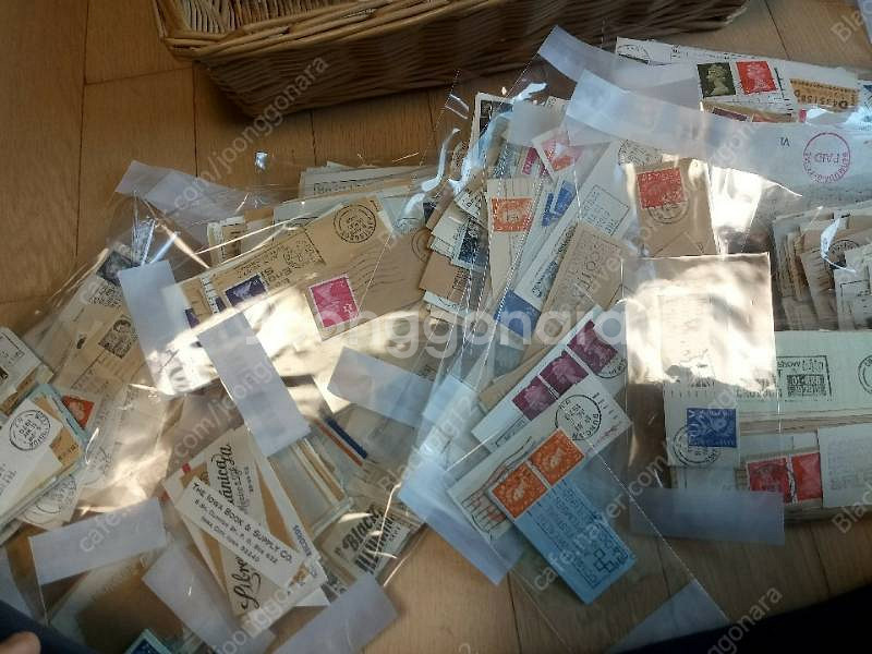약1kg 외국우표,미터스탬프 일괄 판매합니다.--8