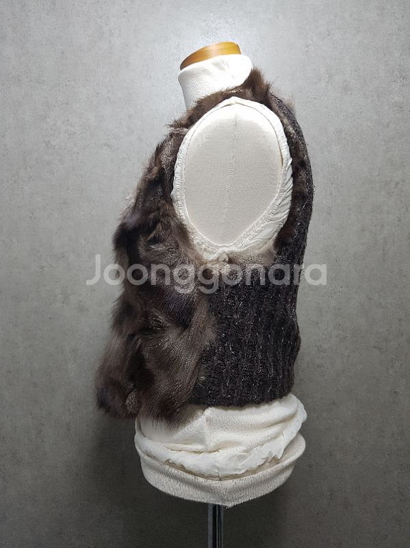 (55)■모피 숏조끼■--0