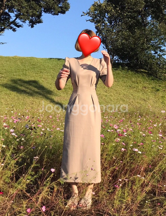 베이지 페미닌 원피스--0