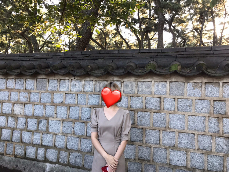 베이지 페미닌 원피스--2
