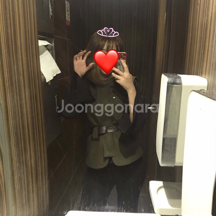 단독 제작된 카키베스트조끼--1