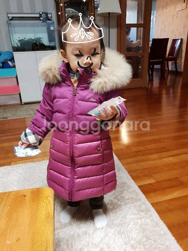 닥스키즈 여아 패딩 새상품 팔아요--2