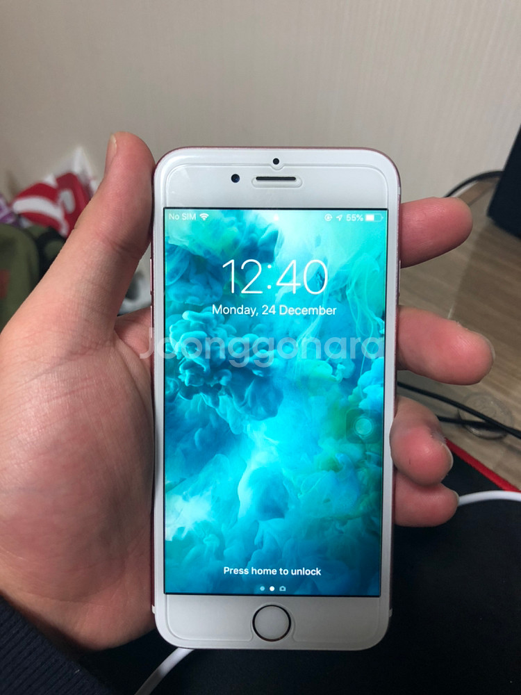 상태 S급 아이폰 6s 64gb 로즈골드--5