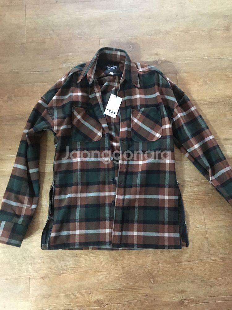 덕다이브 공용 체크 남방--0