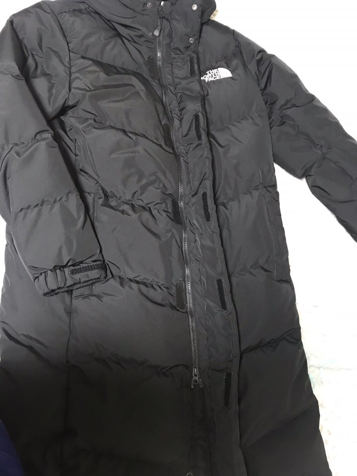 노스페이스 여성롱패딩--3