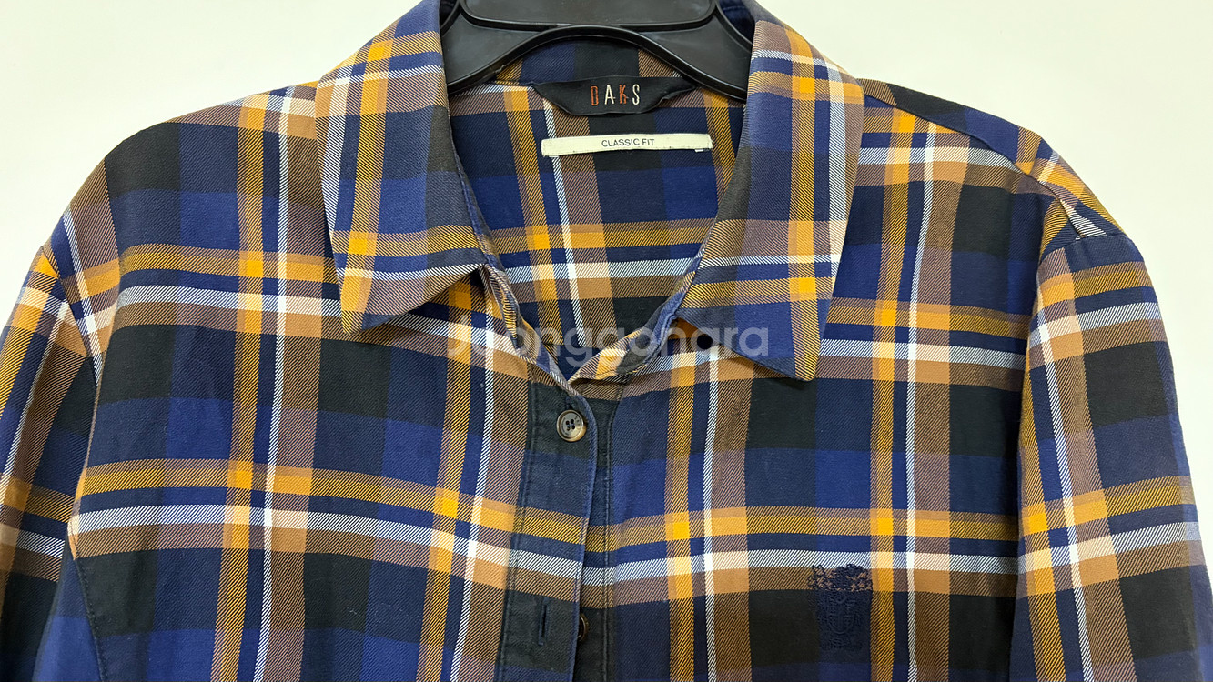 닥스 체크 셔츠--5