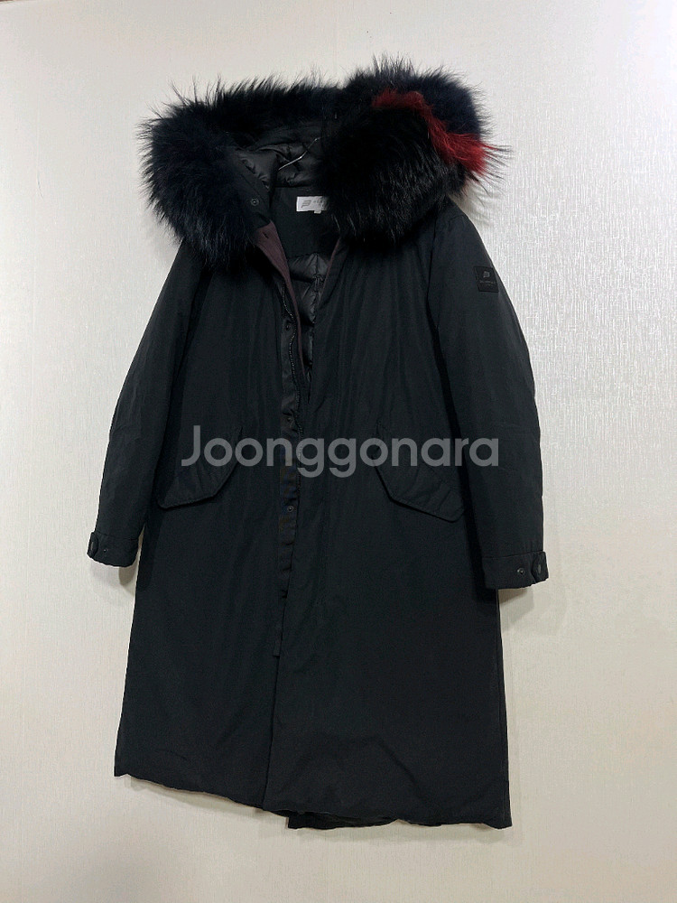 BEANPOLE 빈폴 스포츠 롱 구스다운 폭스 퍼 점퍼 S--6