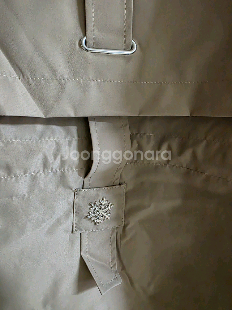 (새상품) 안쪽 털 진베이지색 후드퍼 롱패딩(55추천)--12