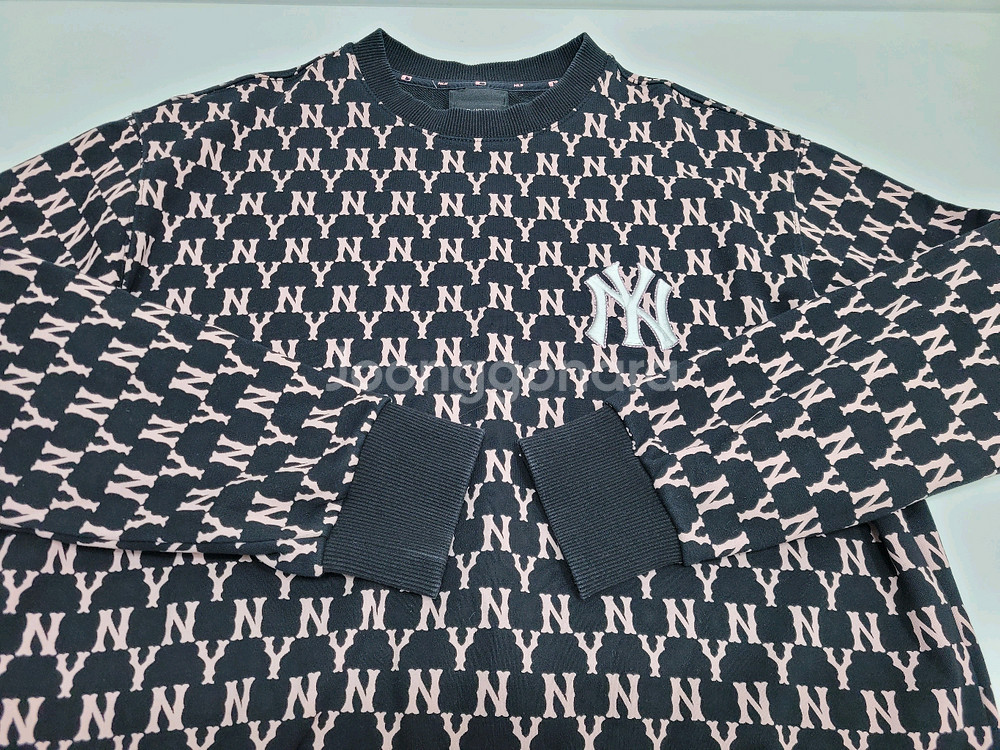 MLB 21FW 엠엘비 뉴욕양키즈 모노그램 오버핏 맨투맨 / 100(L)--12
